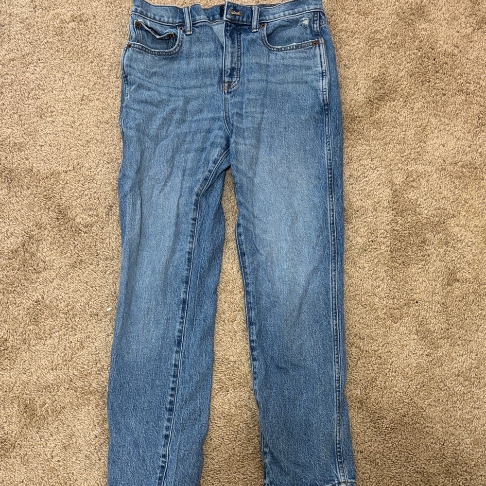 J. Crew Factory Classic Blue Straight Leg Jeans